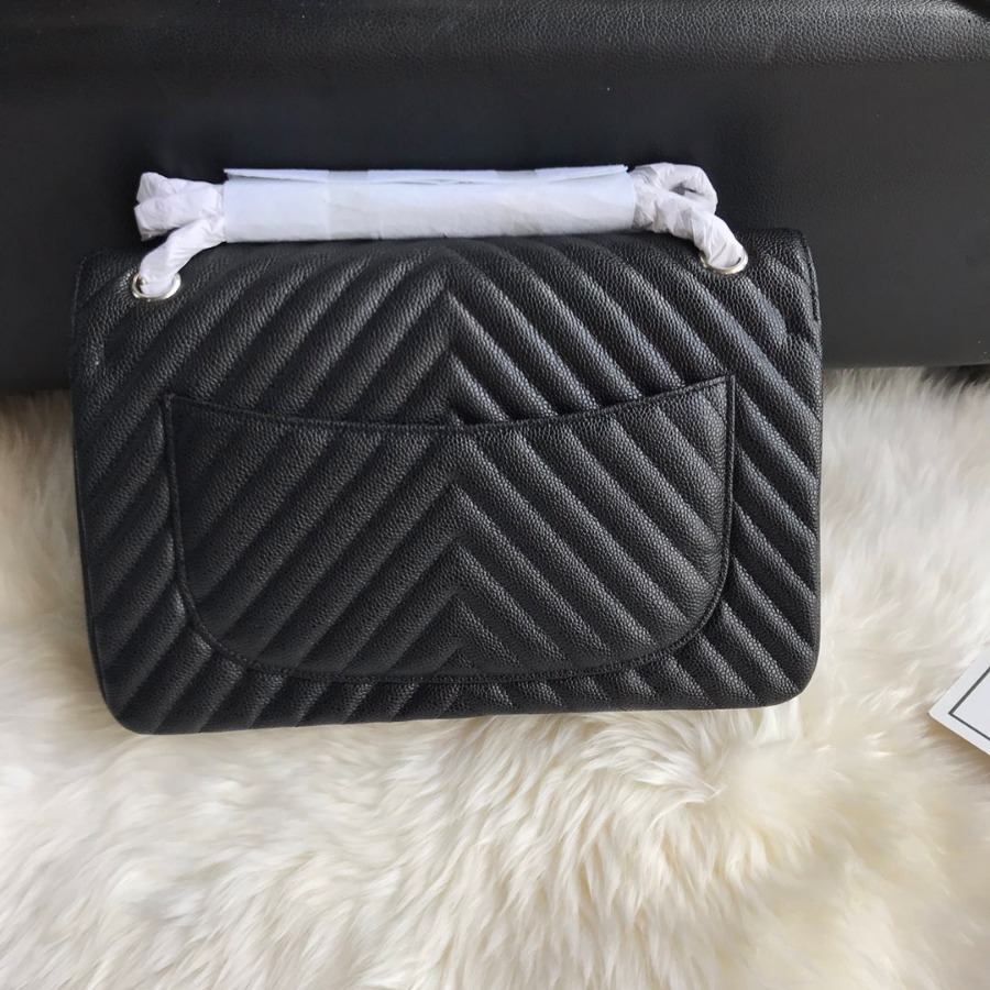 Large Classic handbag, Chanel Handbag, 30CM, Caviar
