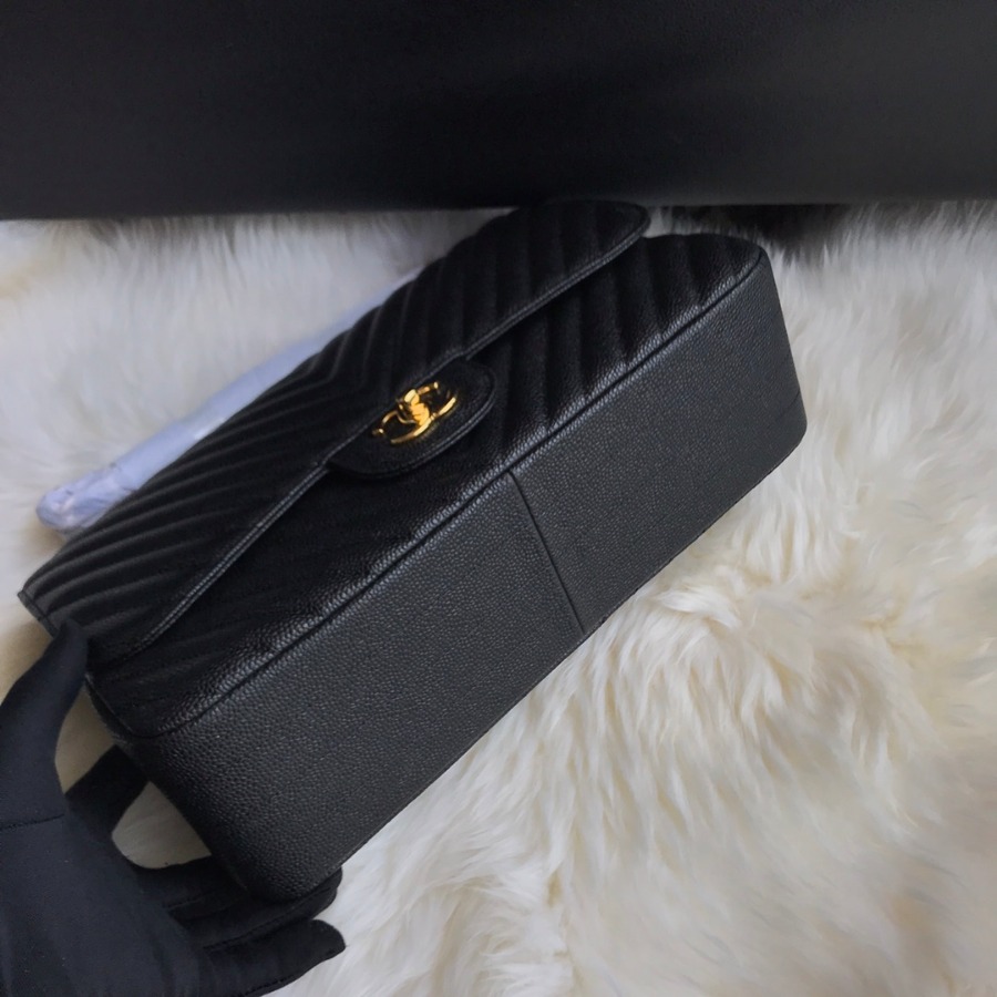 Large Classic handbag, Chanel Handbag, 30CM, Caviar