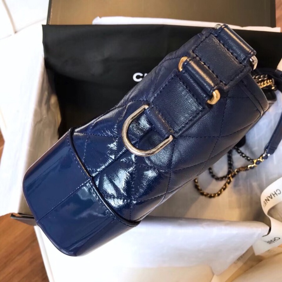 A93824, CHANEL'S GABRIELLE Hobo Bag, Silver-Tone & Gold-Tone Metal