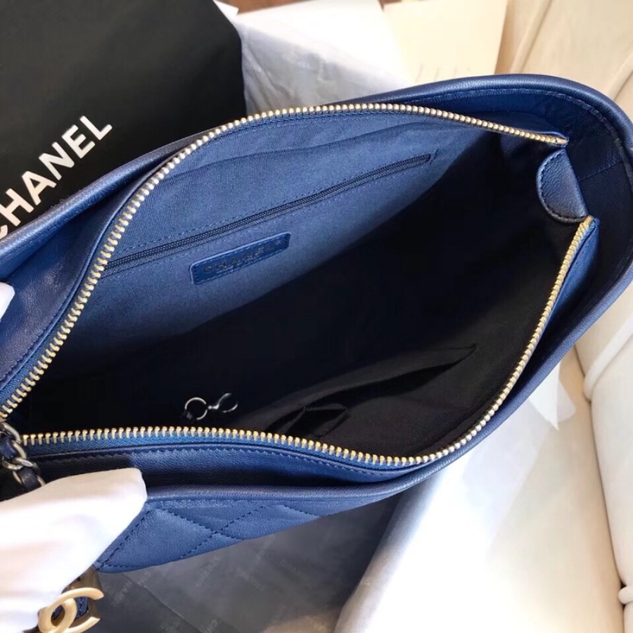 A93824, CHANEL'S GABRIELLE Hobo Bag, Silver-Tone & Gold-Tone Metal