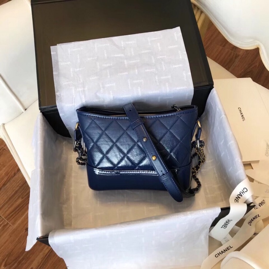 A91810, CHANEL'S GABRIELLE Small Hobo Bag, Silver-Tone & Gold-Tone Metal