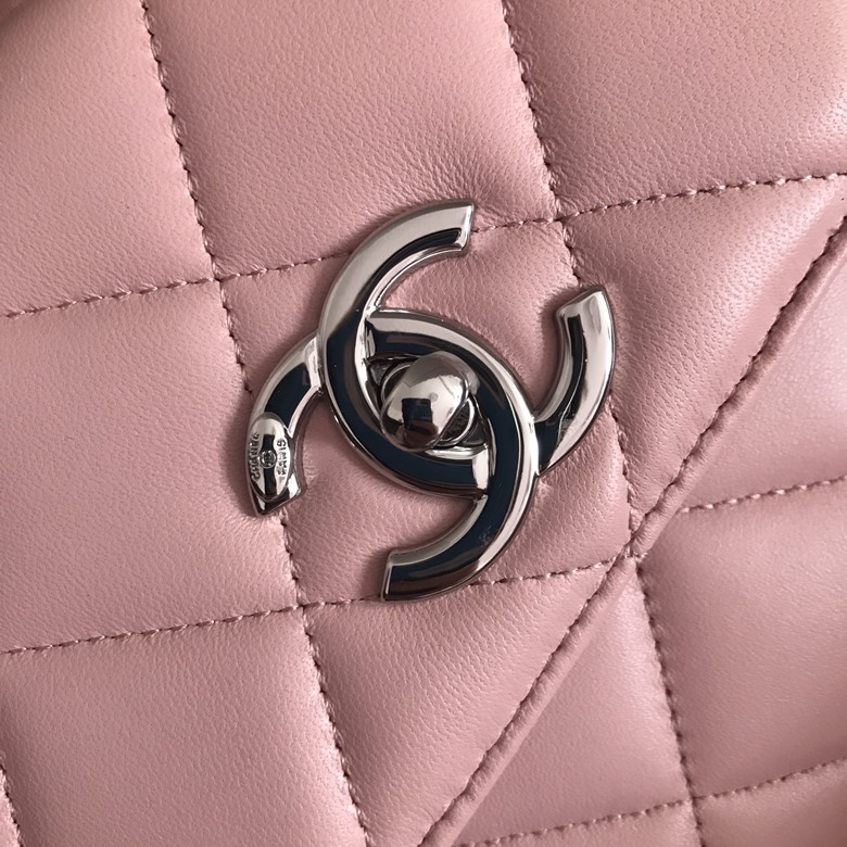 A92236, Small Flap Bag with Top Handle, CHANEL HANDBAG, 25CM
