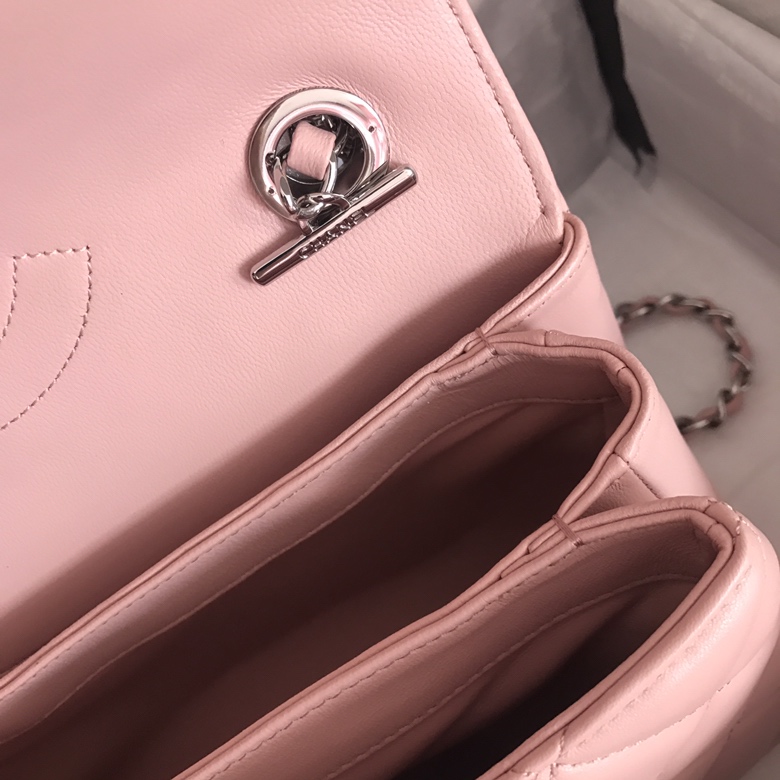 A92236, Small Flap Bag with Top Handle, CHANEL HANDBAG, 25CM