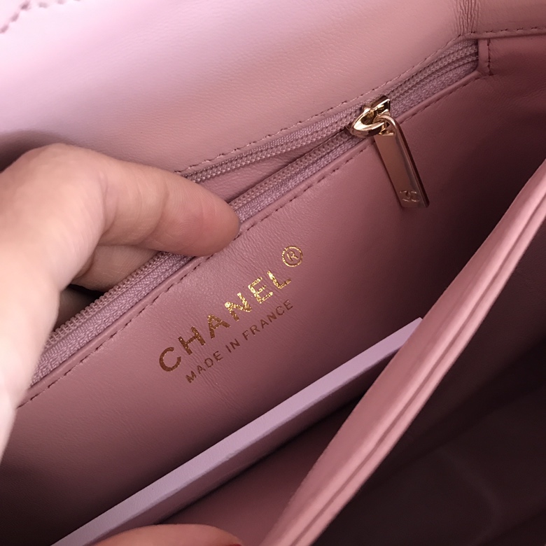 A92236, Small Flap Bag with Top Handle, CHANEL HANDBAG, 25CM