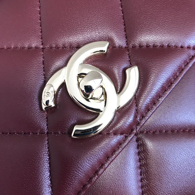 A92236, Small Flap Bag with Top Handle, CHANEL HANDBAG, 25CM