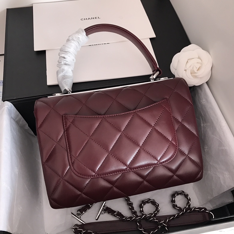 A92236, Small Flap Bag with Top Handle, CHANEL HANDBAG, 25CM