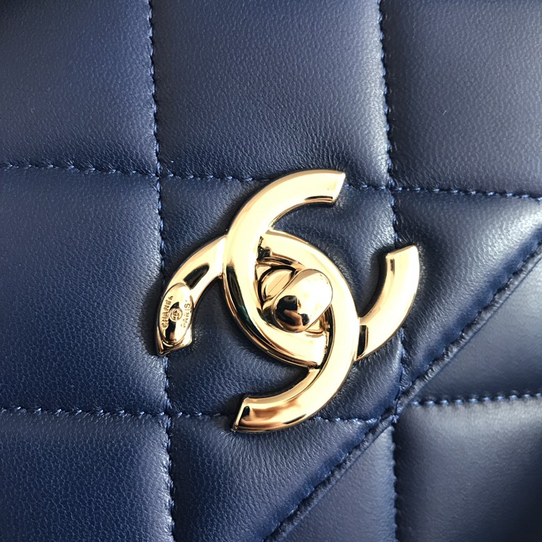 A92236, Small Flap Bag with Top Handle, CHANEL HANDBAG, 25CM