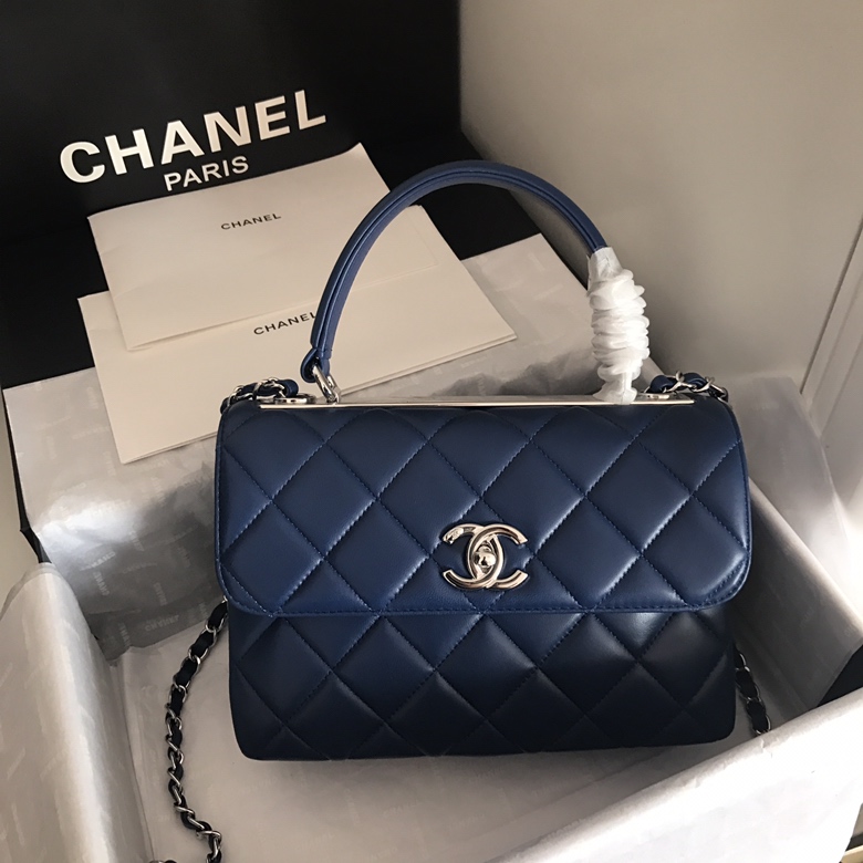 A92236, Small Flap Bag with Top Handle, CHANEL HANDBAG, 25CM