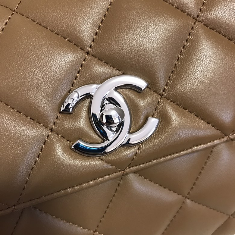 A92236, Small Flap Bag with Top Handle, CHANEL HANDBAG, 25CM