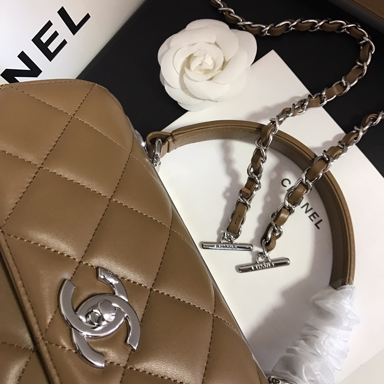A92236, Small Flap Bag with Top Handle, CHANEL HANDBAG, 25CM