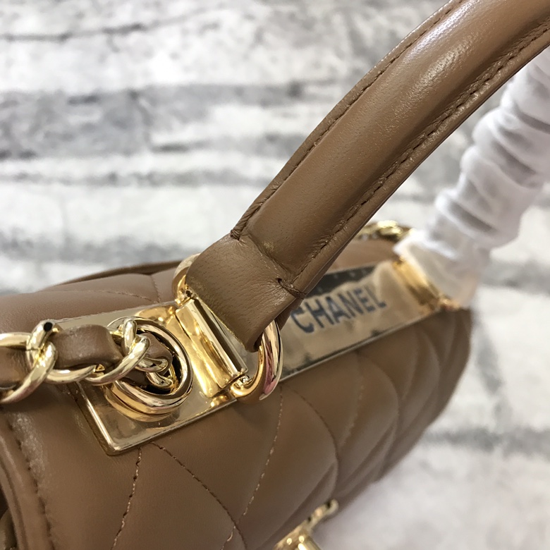 A92236, Small Flap Bag with Top Handle, CHANEL HANDBAG, 25CM