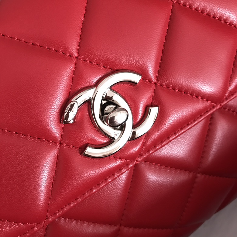 A92236, Small Flap Bag with Top Handle, CHANEL HANDBAG, 25CM