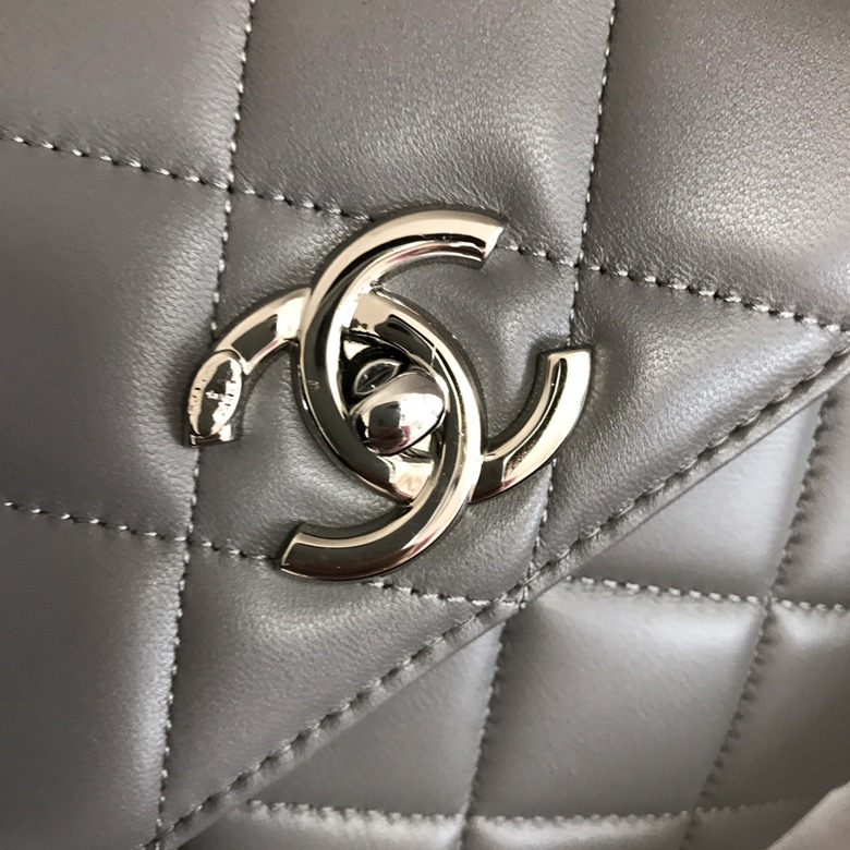 A92236, Small Flap Bag with Top Handle, CHANEL HANDBAG, 25CM