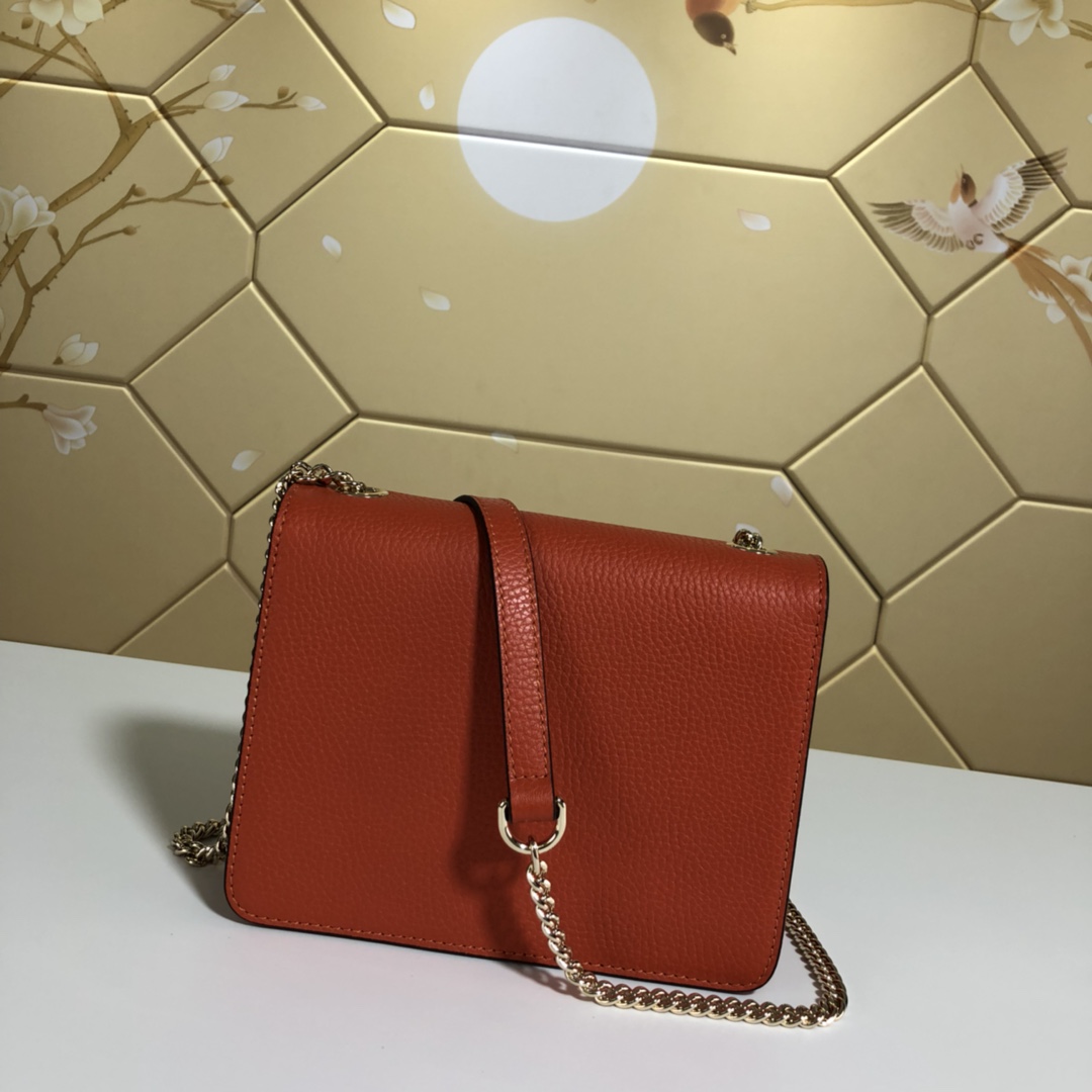 510304, Marmont New Small Leather Shoulder Bag, GUCCI HANDBAGS