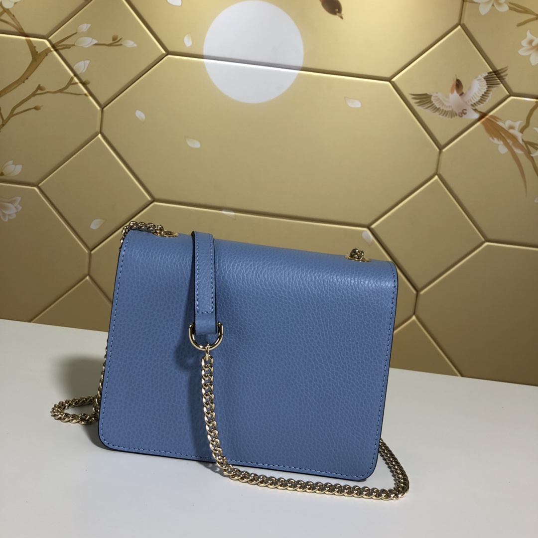 510304, Marmont New Small Leather Shoulder Bag, GUCCI HANDBAGS