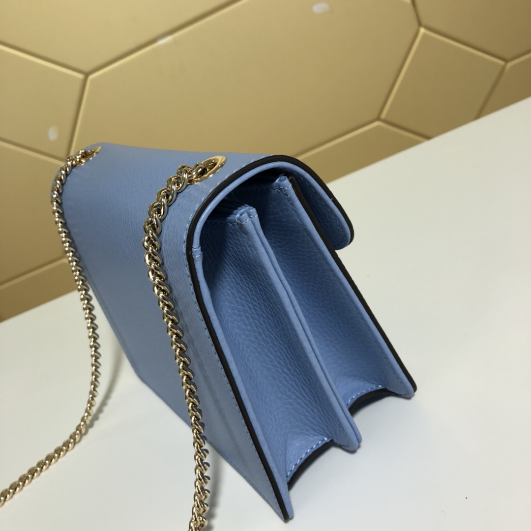 510304, Marmont New Small Leather Shoulder Bag, GUCCI HANDBAGS