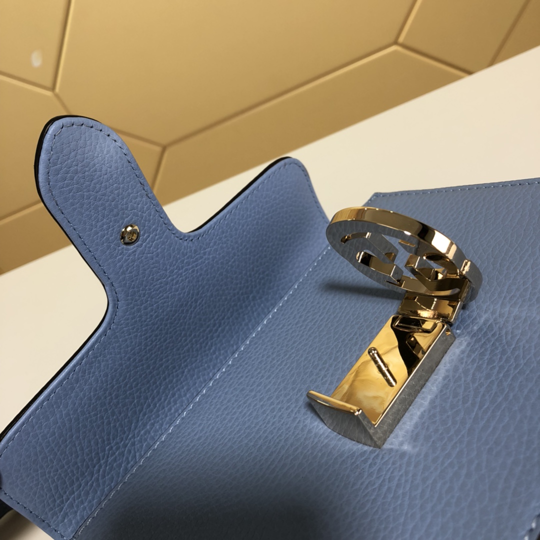 510304, Marmont New Small Leather Shoulder Bag, GUCCI HANDBAGS
