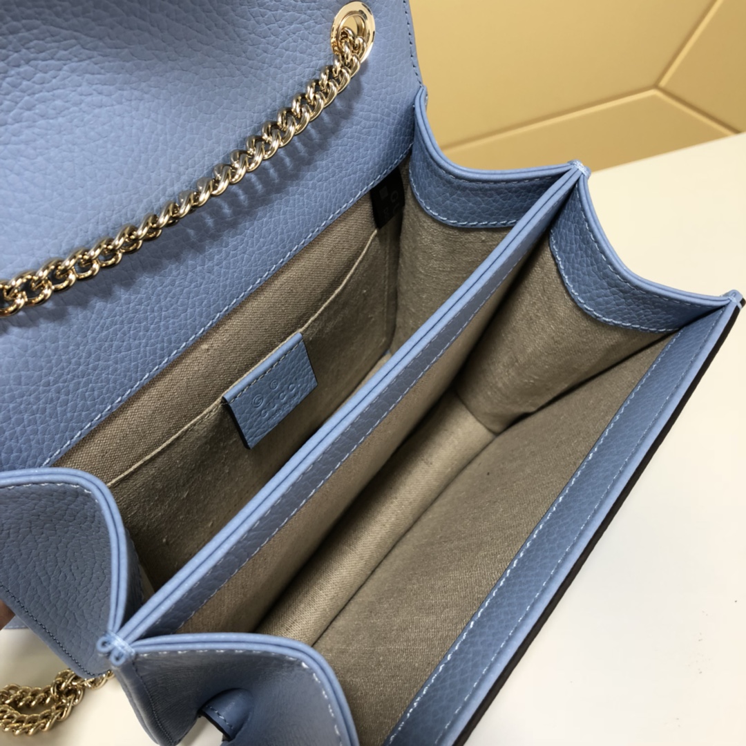 510304, Marmont New Small Leather Shoulder Bag, GUCCI HANDBAGS