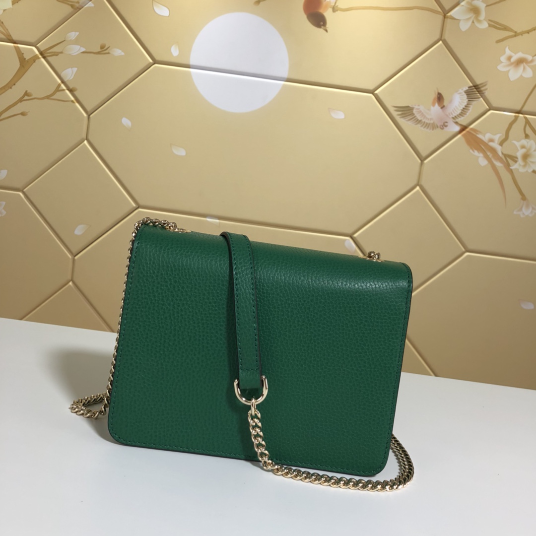 510304, Marmont New Small Leather Shoulder Bag, GUCCI HANDBAGS