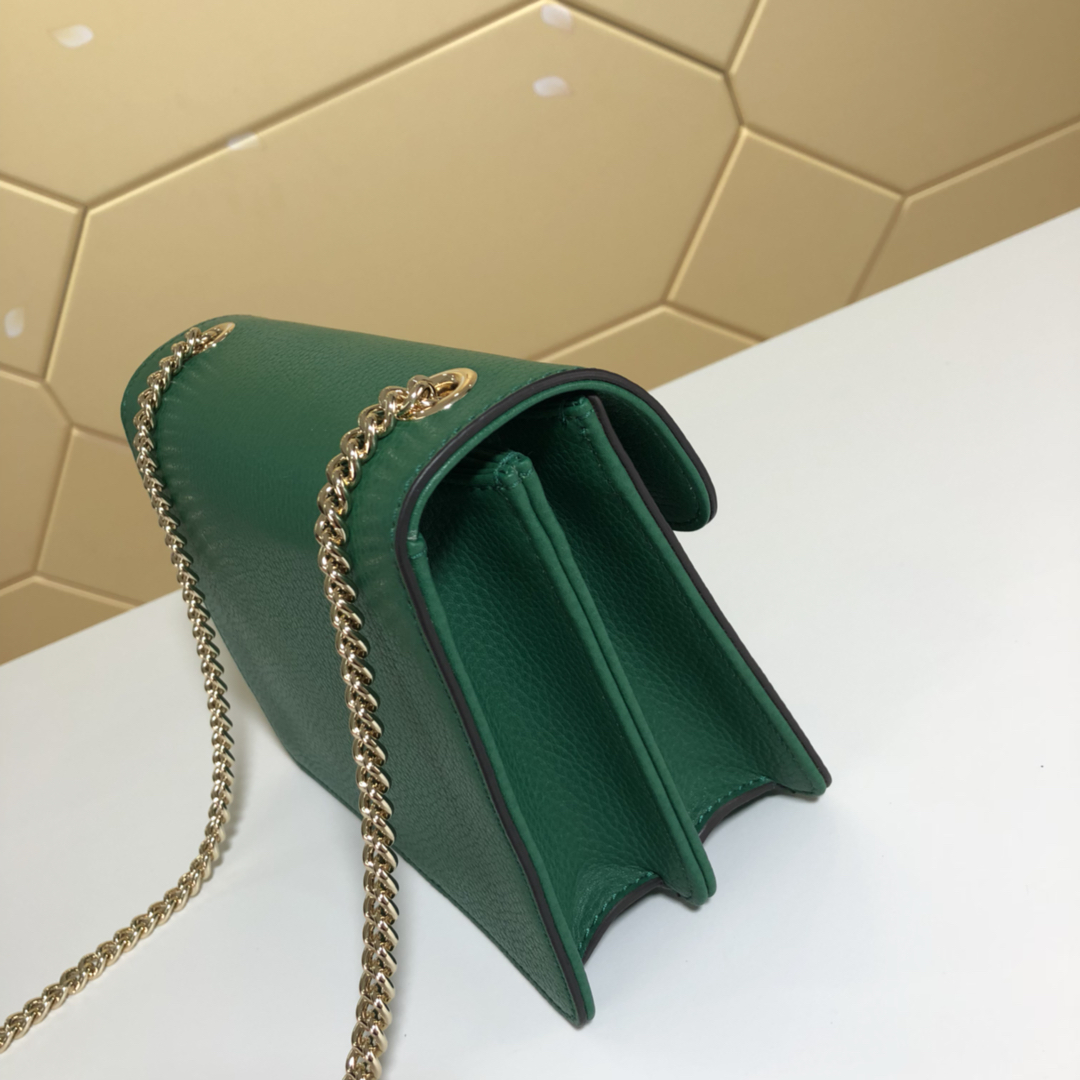 510304, Marmont New Small Leather Shoulder Bag, GUCCI HANDBAGS
