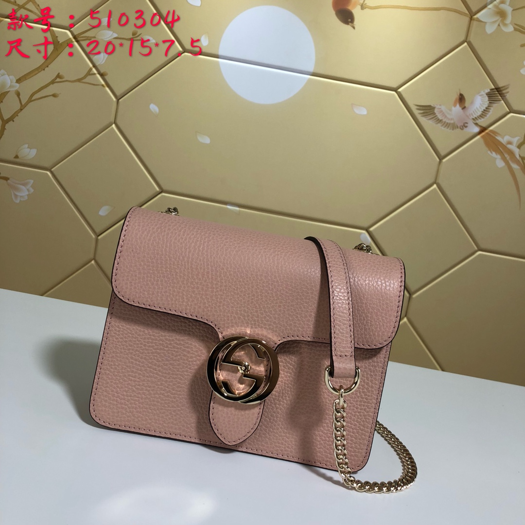 510304, Marmont New Small Leather Shoulder Bag, GUCCI HANDBAGS