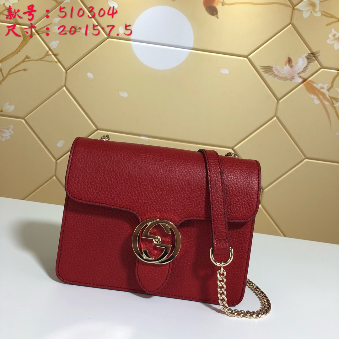 510304, Marmont New Small Leather Shoulder Bag, GUCCI HANDBAGS