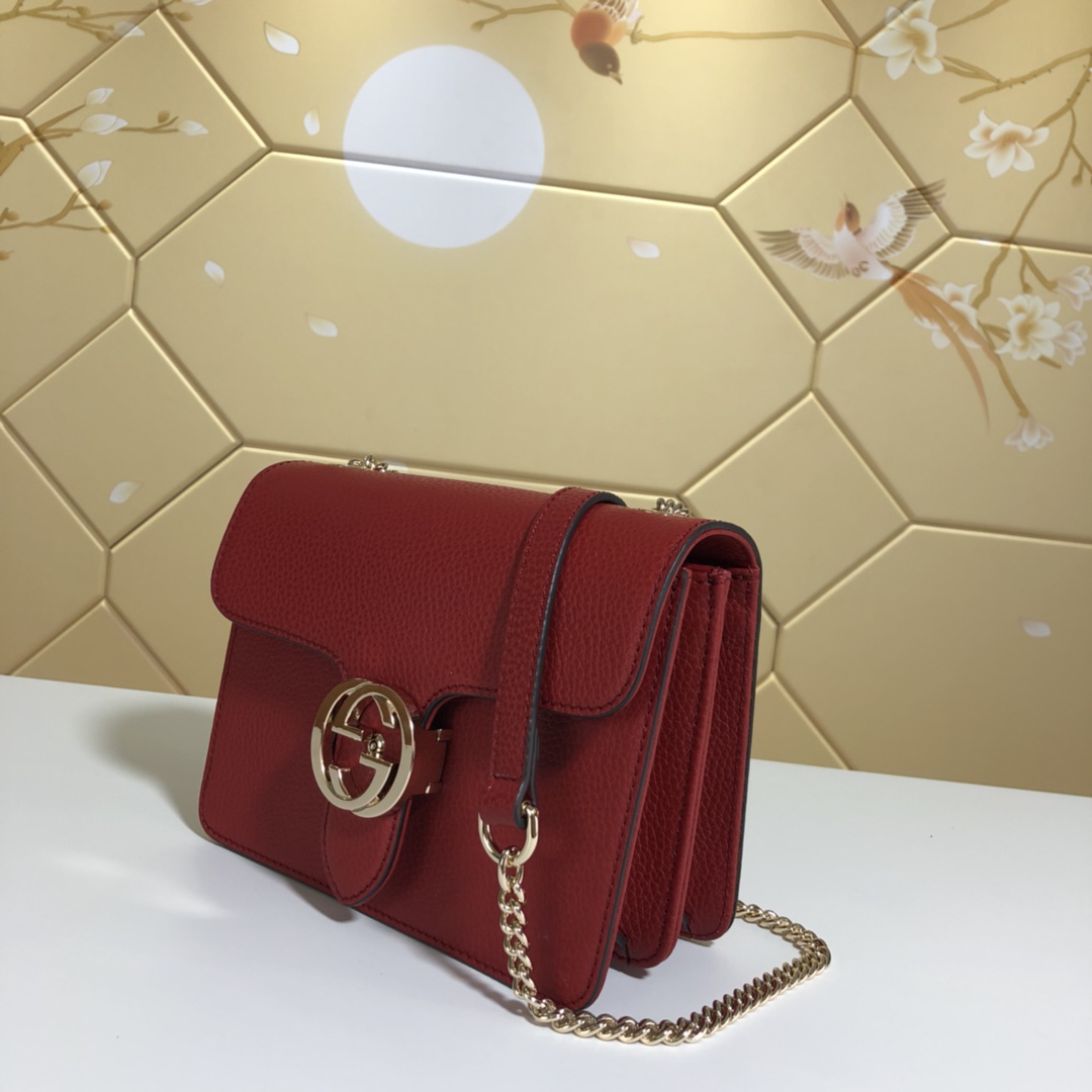 510304, Marmont New Small Leather Shoulder Bag, GUCCI HANDBAGS