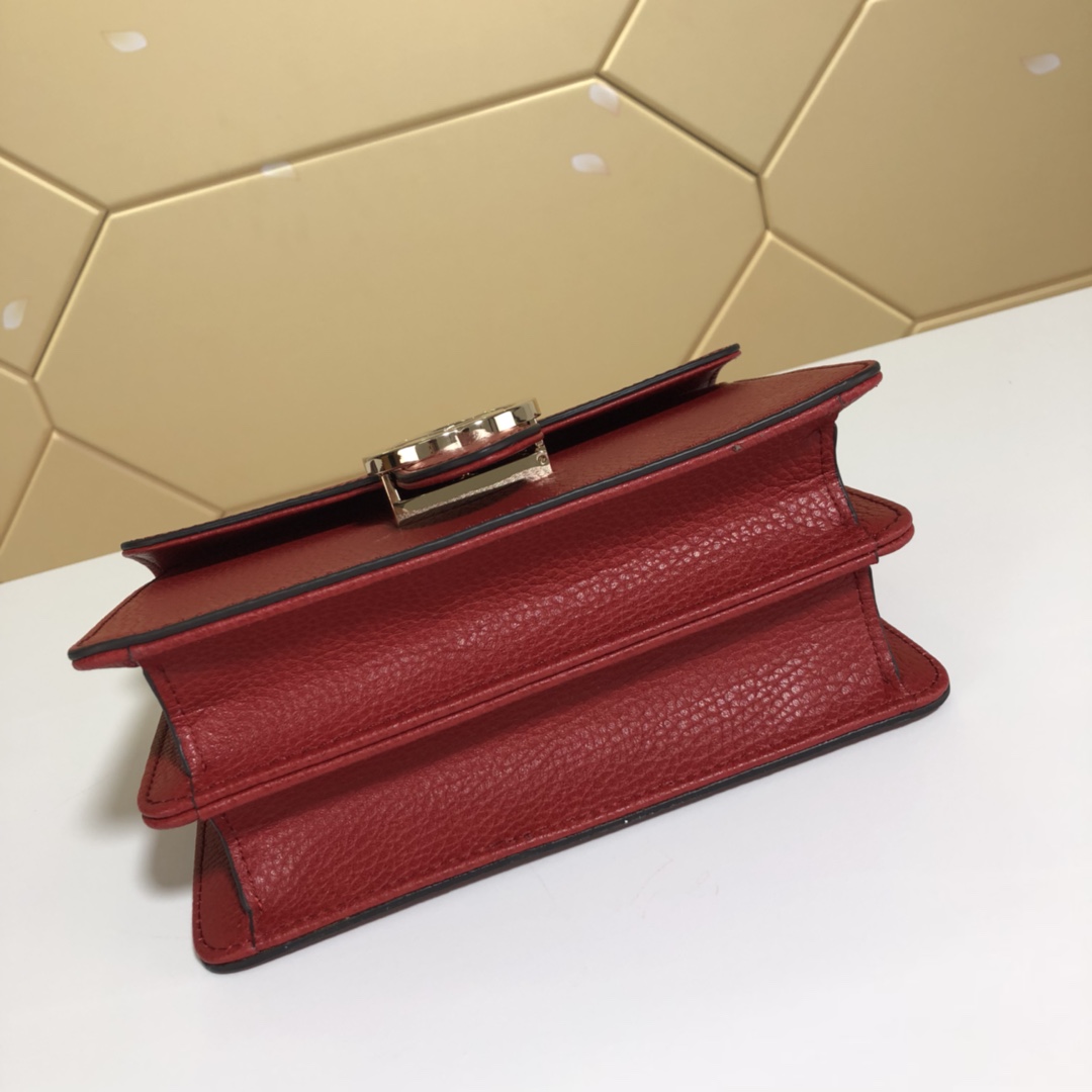 510304, Marmont New Small Leather Shoulder Bag, GUCCI HANDBAGS