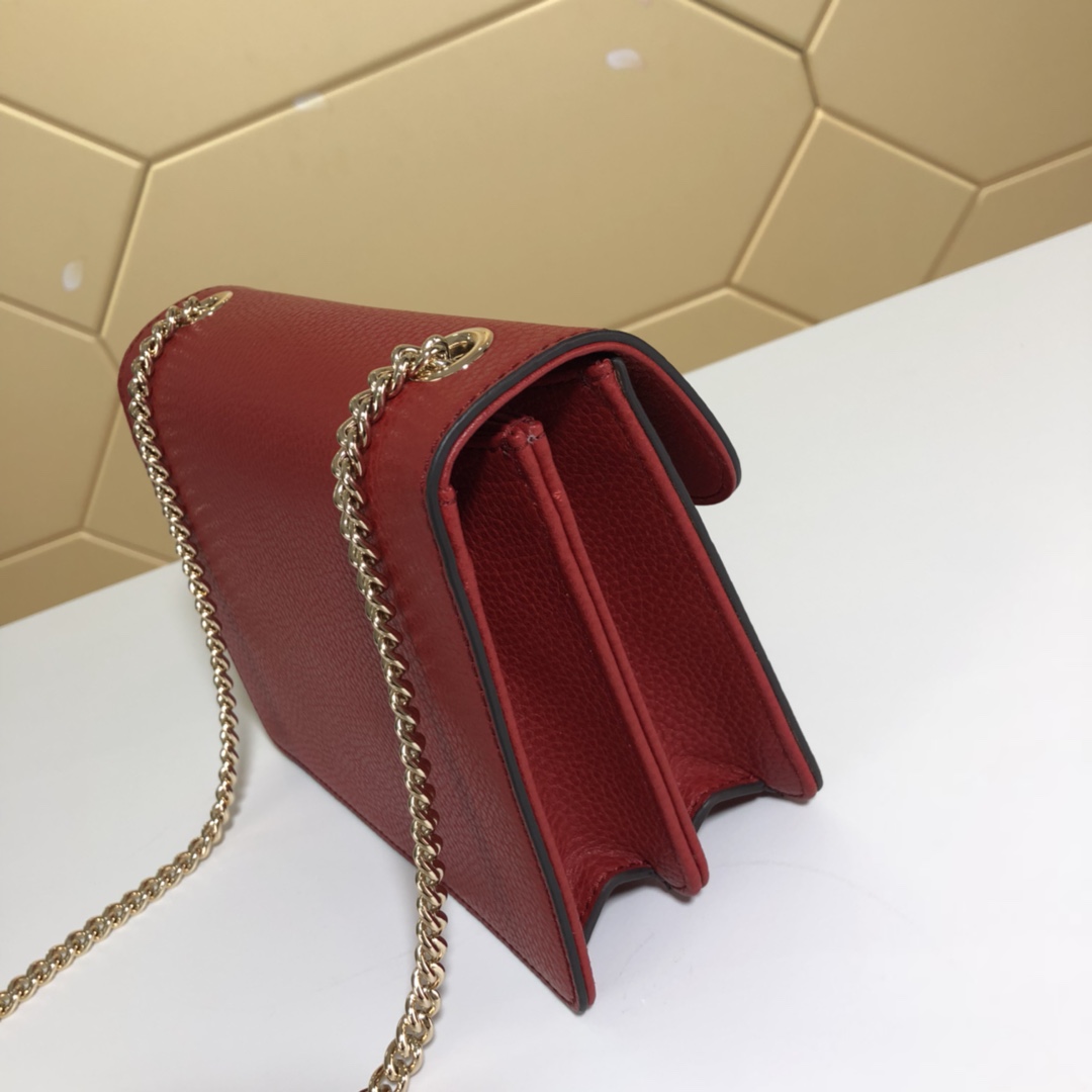510304, Marmont New Small Leather Shoulder Bag, GUCCI HANDBAGS