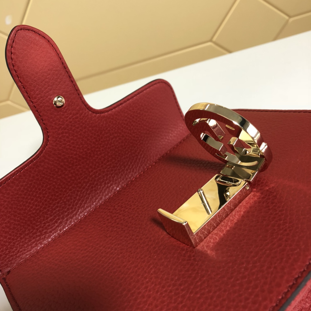510304, Marmont New Small Leather Shoulder Bag, GUCCI HANDBAGS