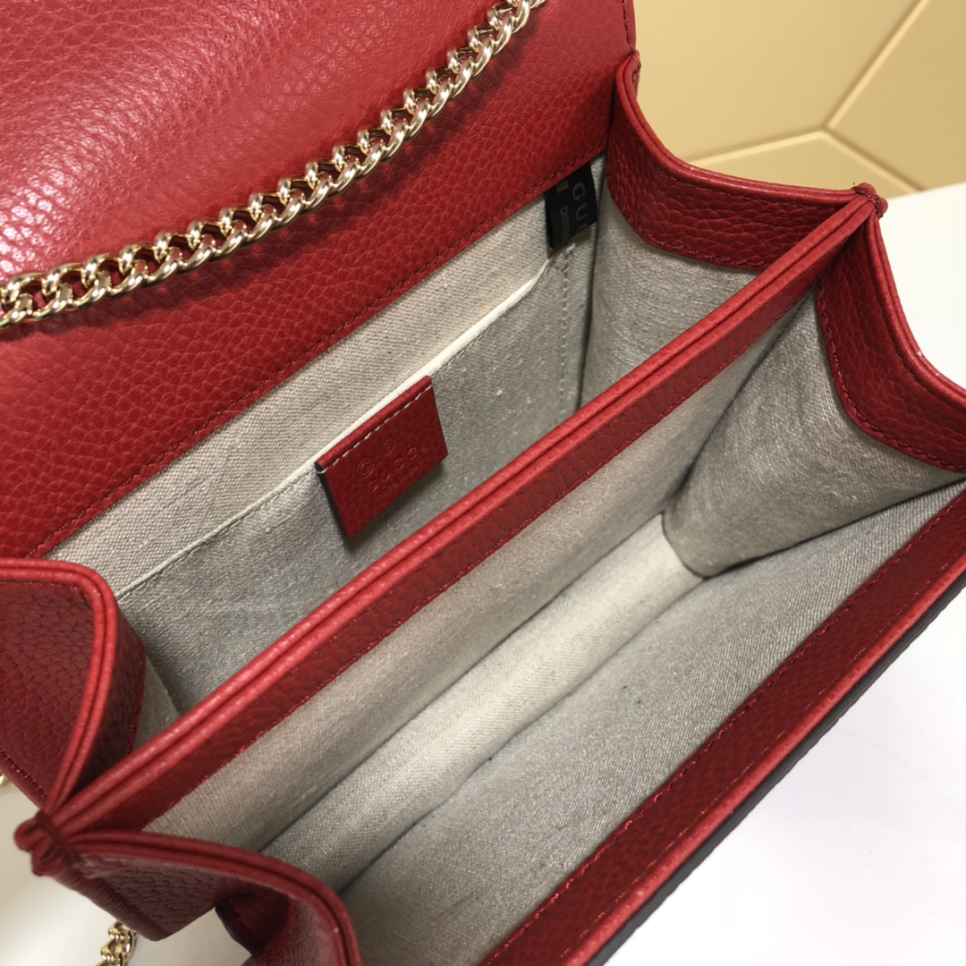 510304, Marmont New Small Leather Shoulder Bag, GUCCI HANDBAGS