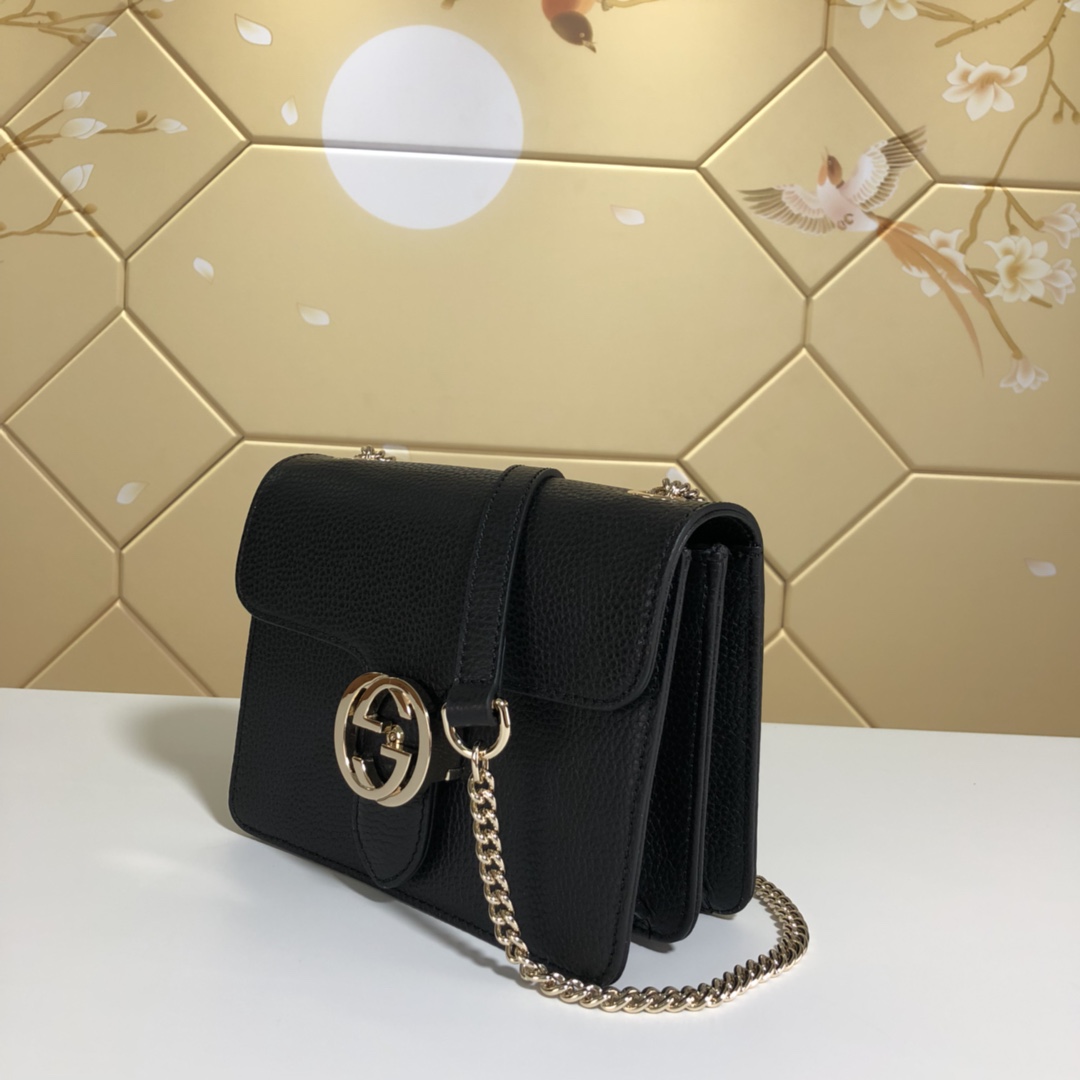 510304, Marmont New Small Leather Shoulder Bag, GUCCI HANDBAGS