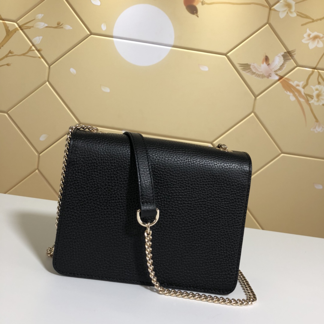 510304, Marmont New Small Leather Shoulder Bag, GUCCI HANDBAGS