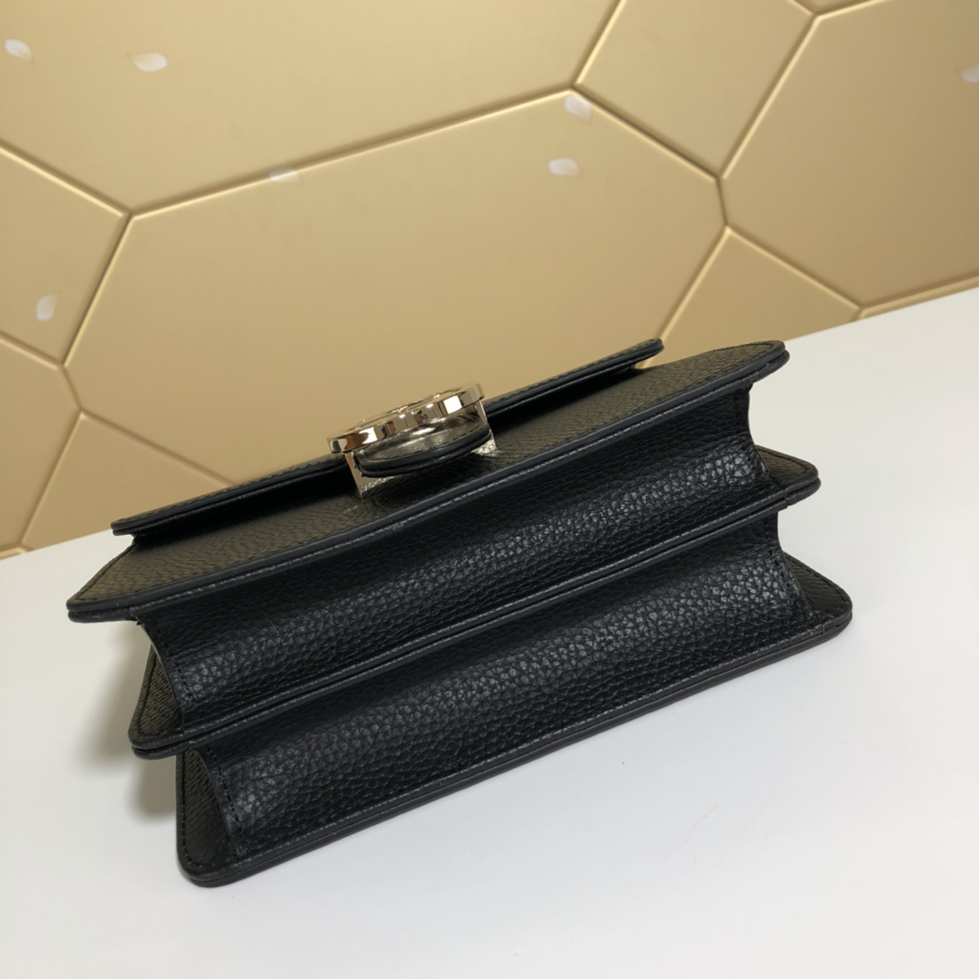 510304, Marmont New Small Leather Shoulder Bag, GUCCI HANDBAGS