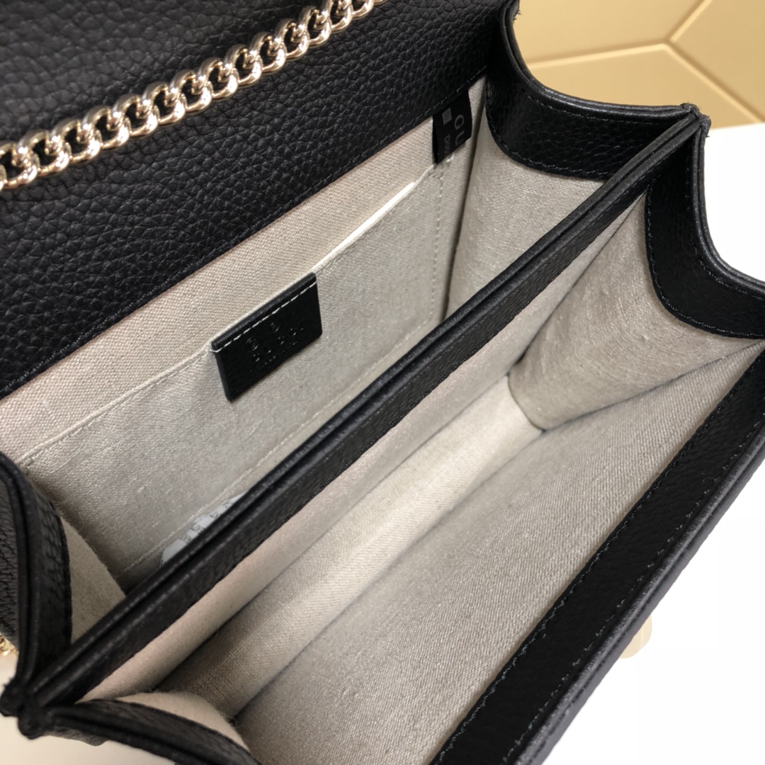 510304, Marmont New Small Leather Shoulder Bag, GUCCI HANDBAGS