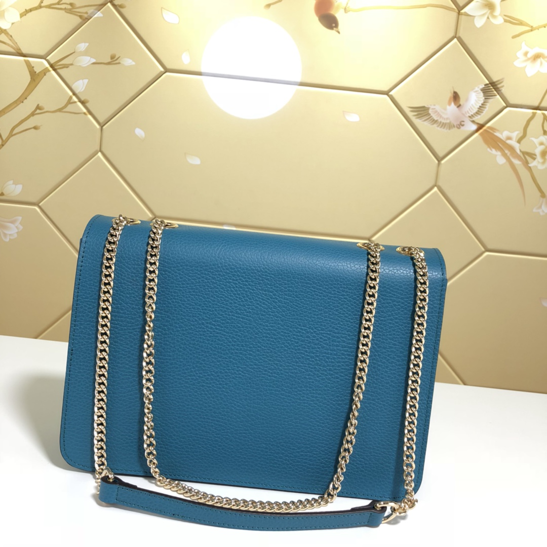 510303, Marmont New Large Leather Shoulder Bag, Drop 50cm / 19.7inches, GUCCI HANDBAGS