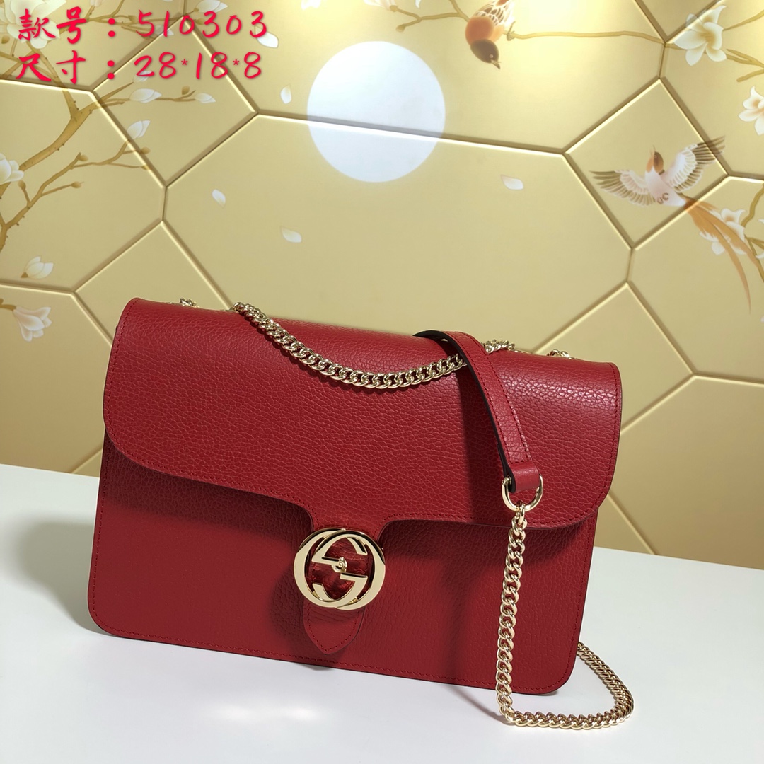 510303, Marmont New Large Leather Shoulder Bag, Drop 50cm / 19.7inches, GUCCI HANDBAGS