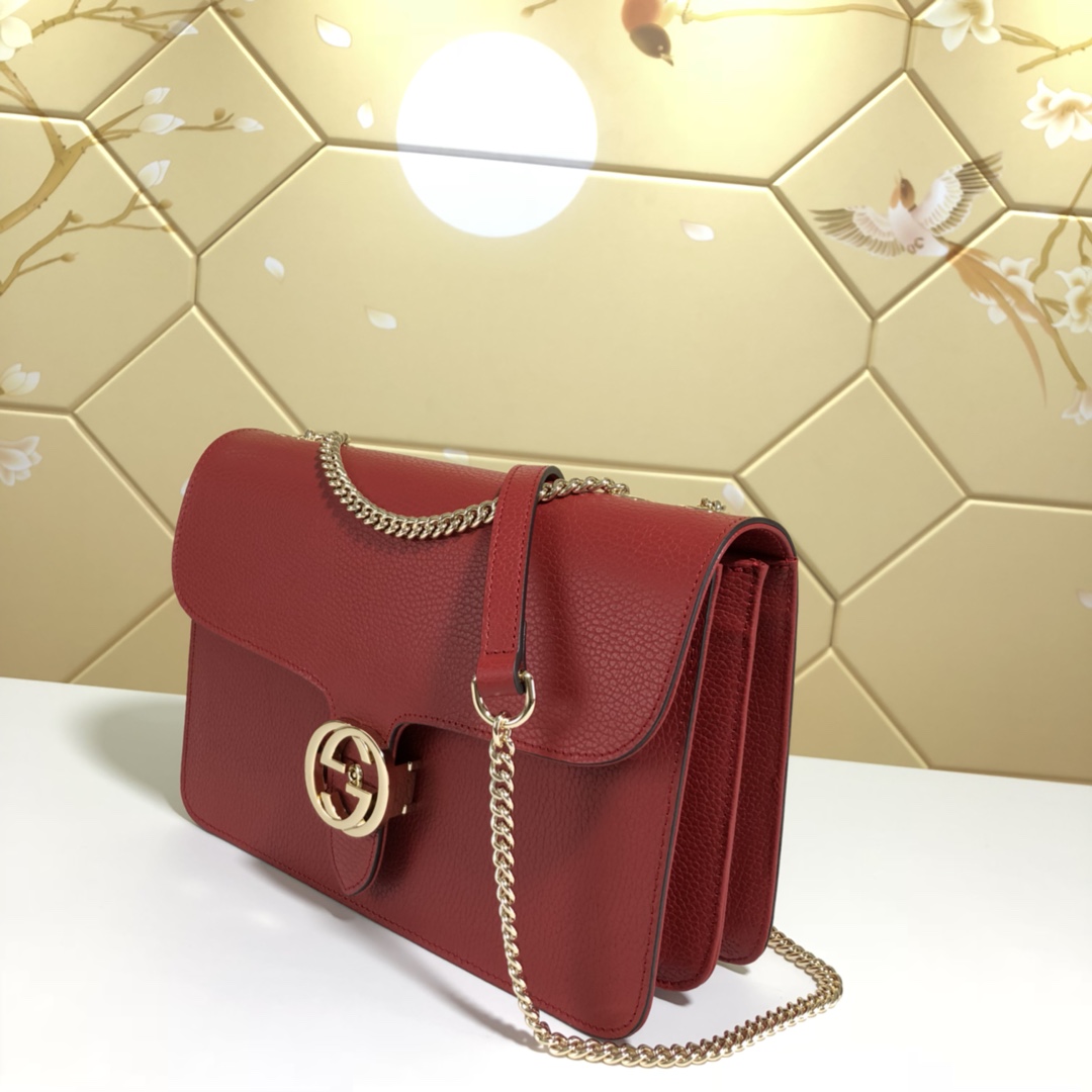 510303, Marmont New Large Leather Shoulder Bag, Drop 50cm / 19.7inches, GUCCI HANDBAGS