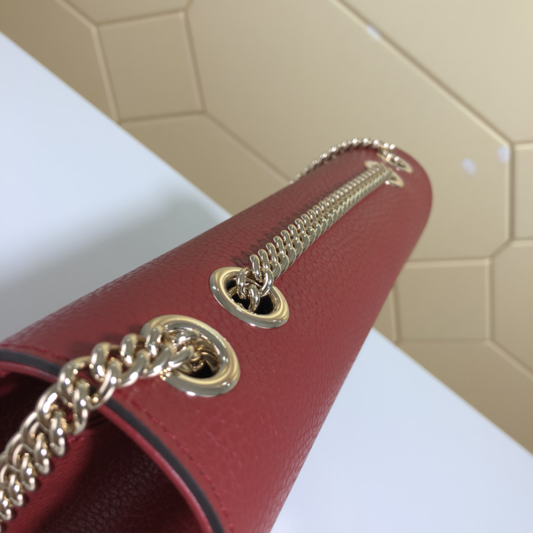 510303, Marmont New Large Leather Shoulder Bag, Drop 50cm / 19.7inches, GUCCI HANDBAGS