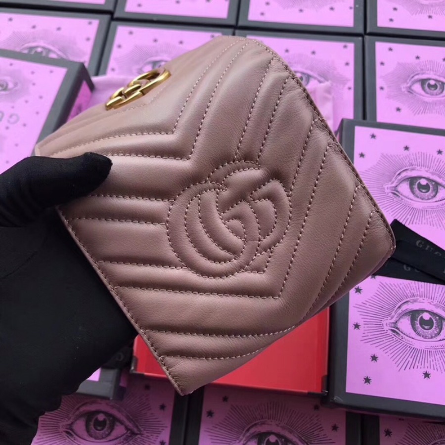474802, GG Marmont matelassé wallet