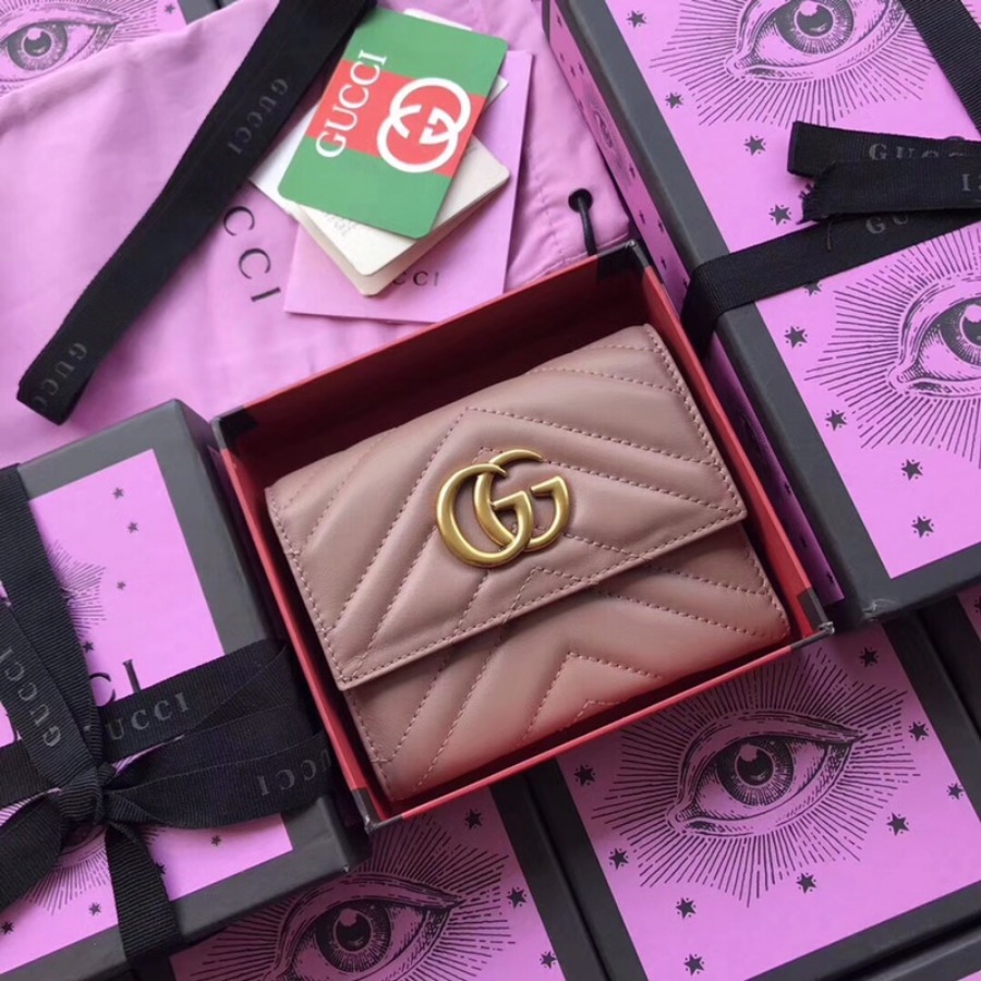 474802, GG Marmont matelassé wallet