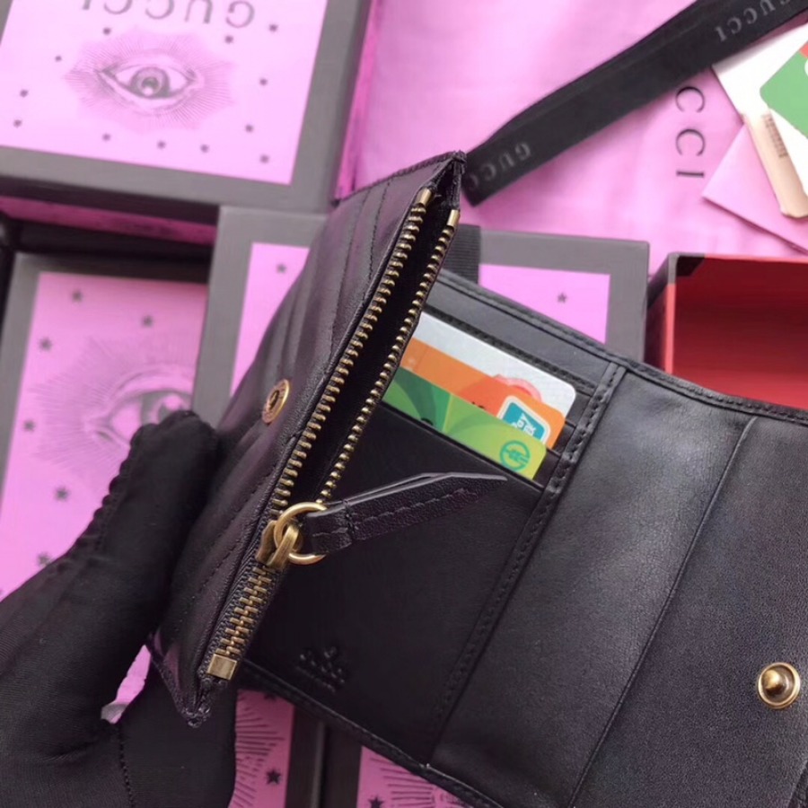 474802, GG Marmont matelassé wallet