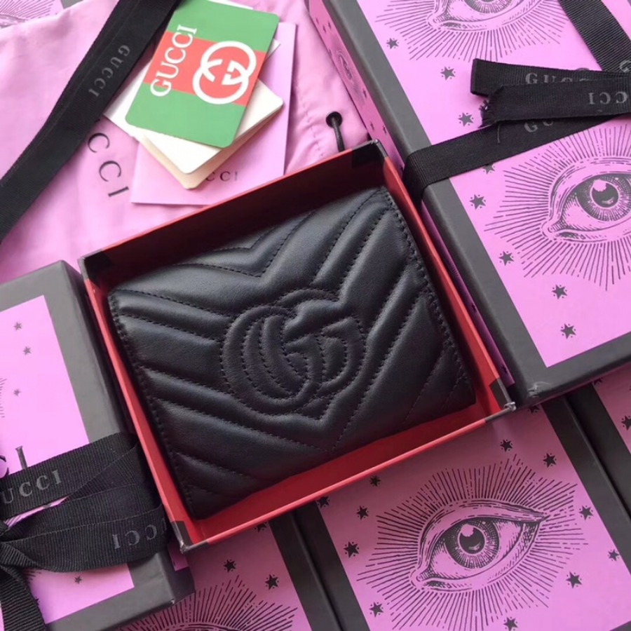 474802, GG Marmont matelassé wallet