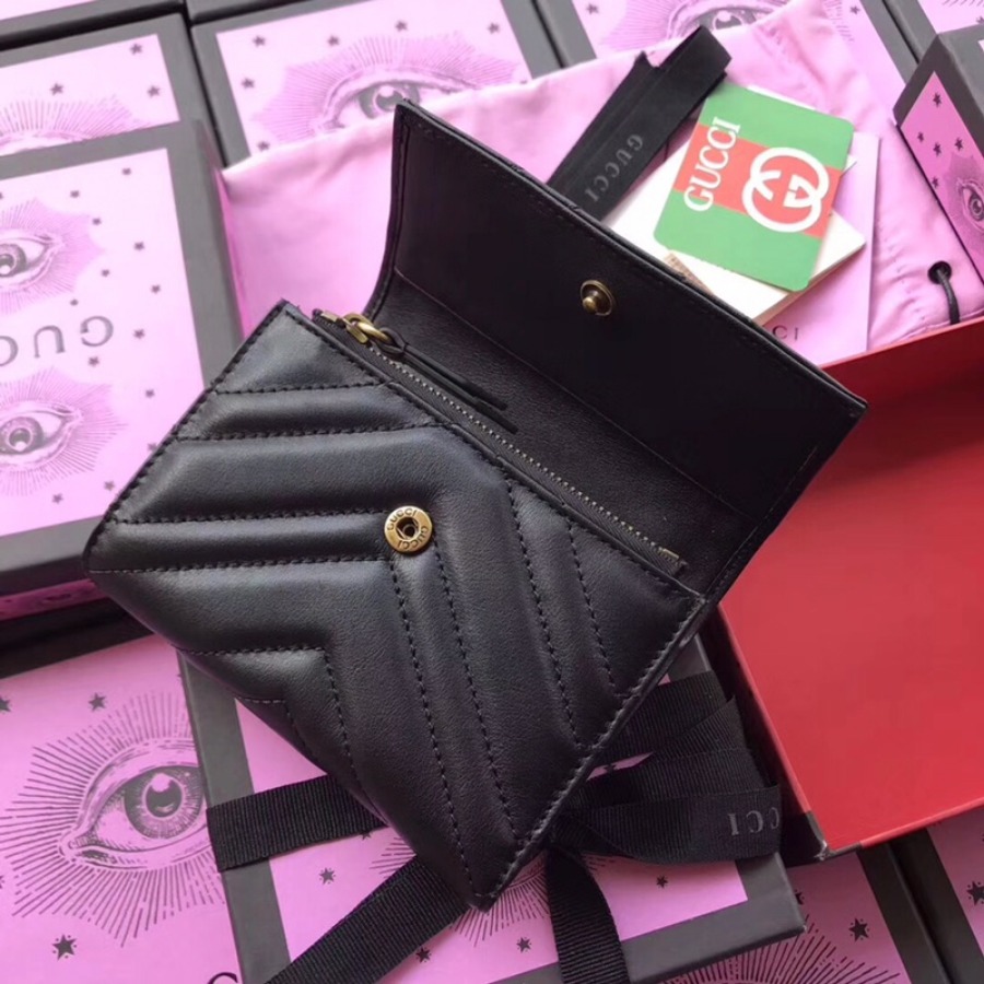 474802, GG Marmont matelassé wallet