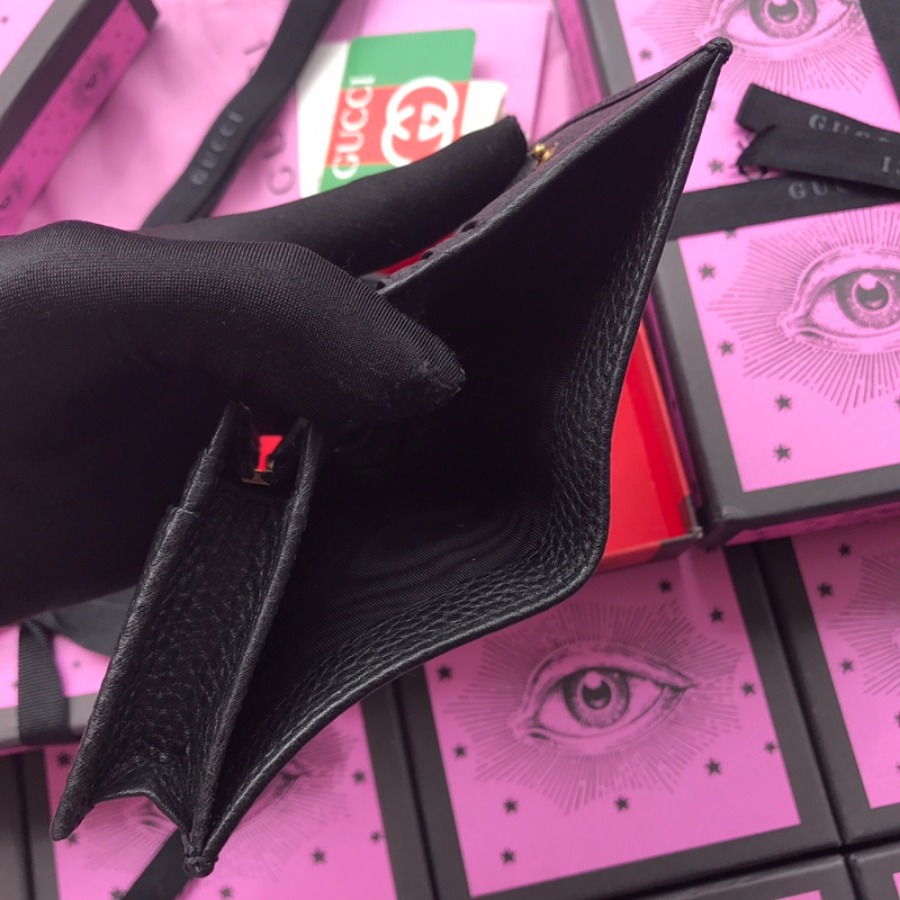 ‎499361, Leather card case with butterfly, Gucci Wallets