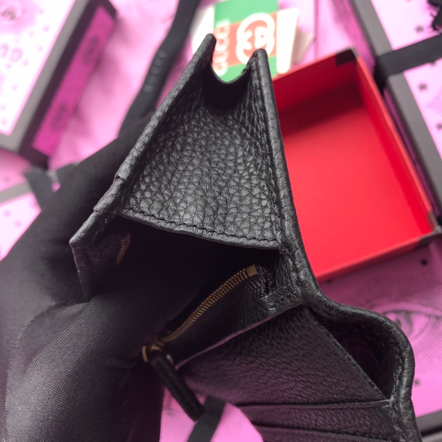 ‎499361, Leather card case with butterfly, Gucci Wallets