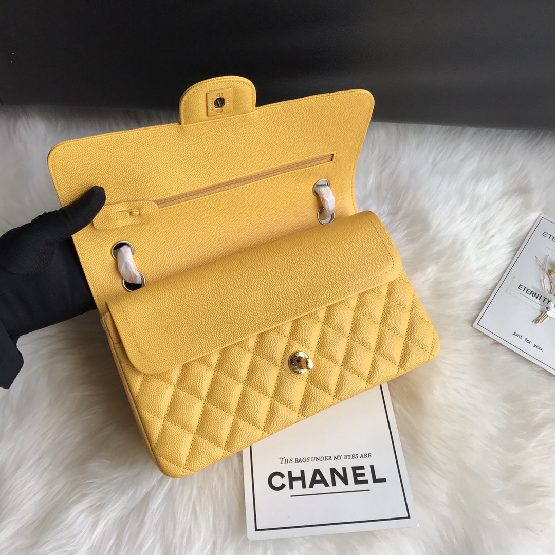 A01112, Classic Handbag, Chanel handbag, Grained Calfskin / caviar