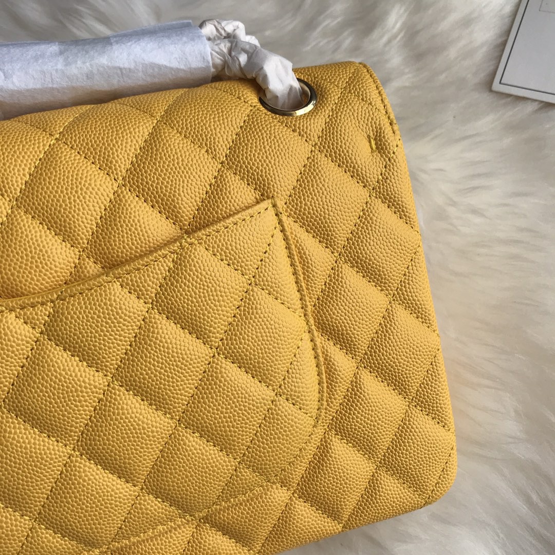 A01112, Classic Handbag, Chanel handbag, Grained Calfskin / caviar