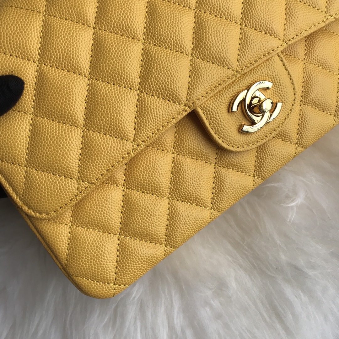 A01112, Classic Handbag, Chanel handbag, Grained Calfskin / caviar