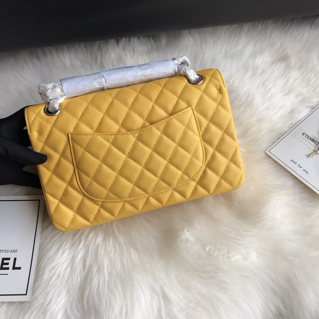 A01112, Classic Handbag, Chanel handbag, Grained Calfskin / caviar